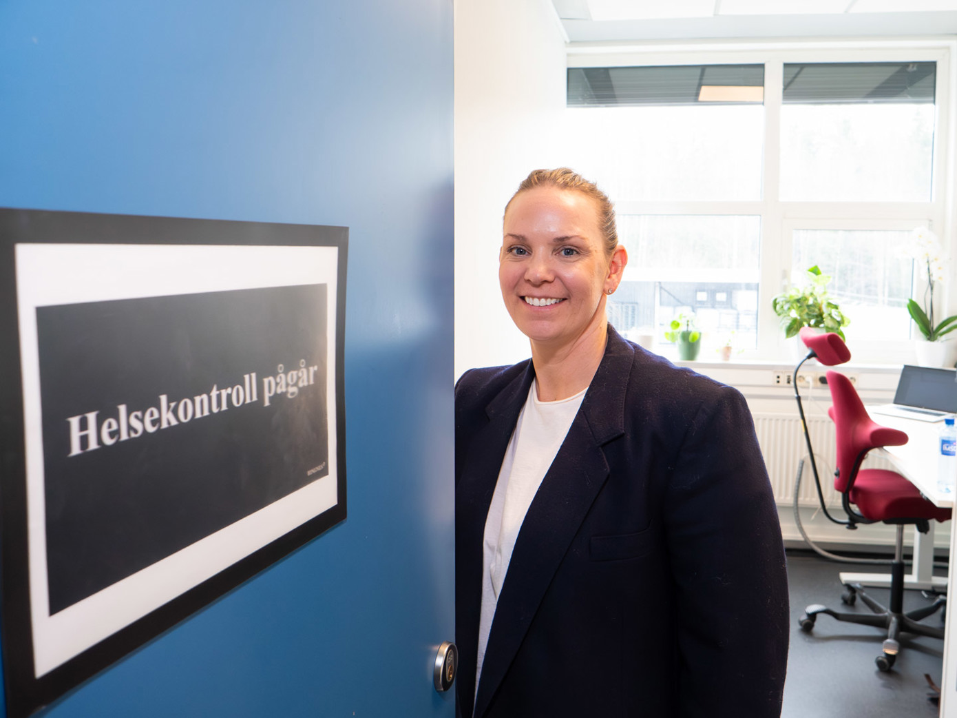 Sykepleier i Ringnes’ bedriftshelsetjeneste Melissa Osland.
