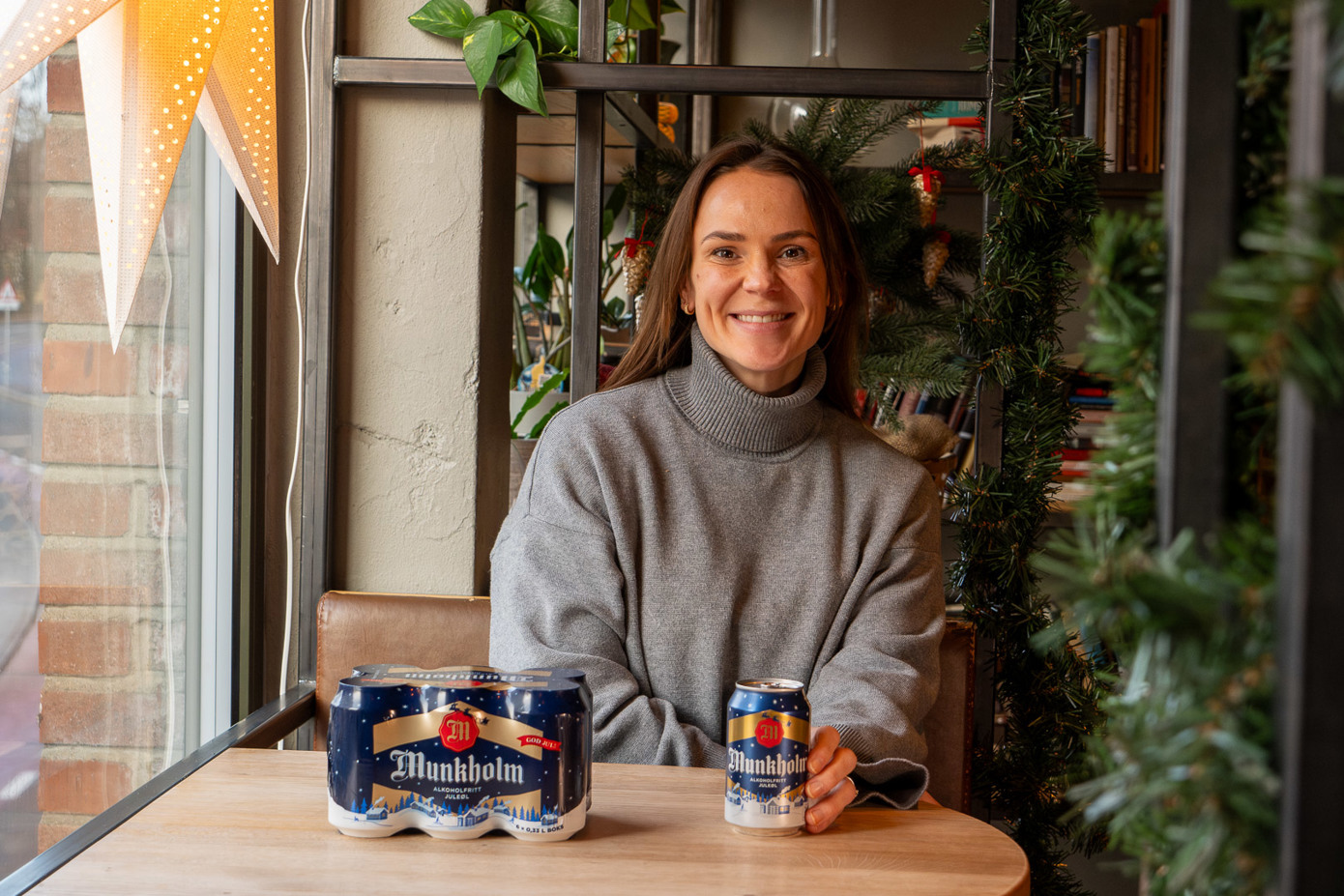 Munkholm-sjef i Ringnes, Christina Vang Garberg, gleder seg over at mange nyter alkoholfritt i julen.